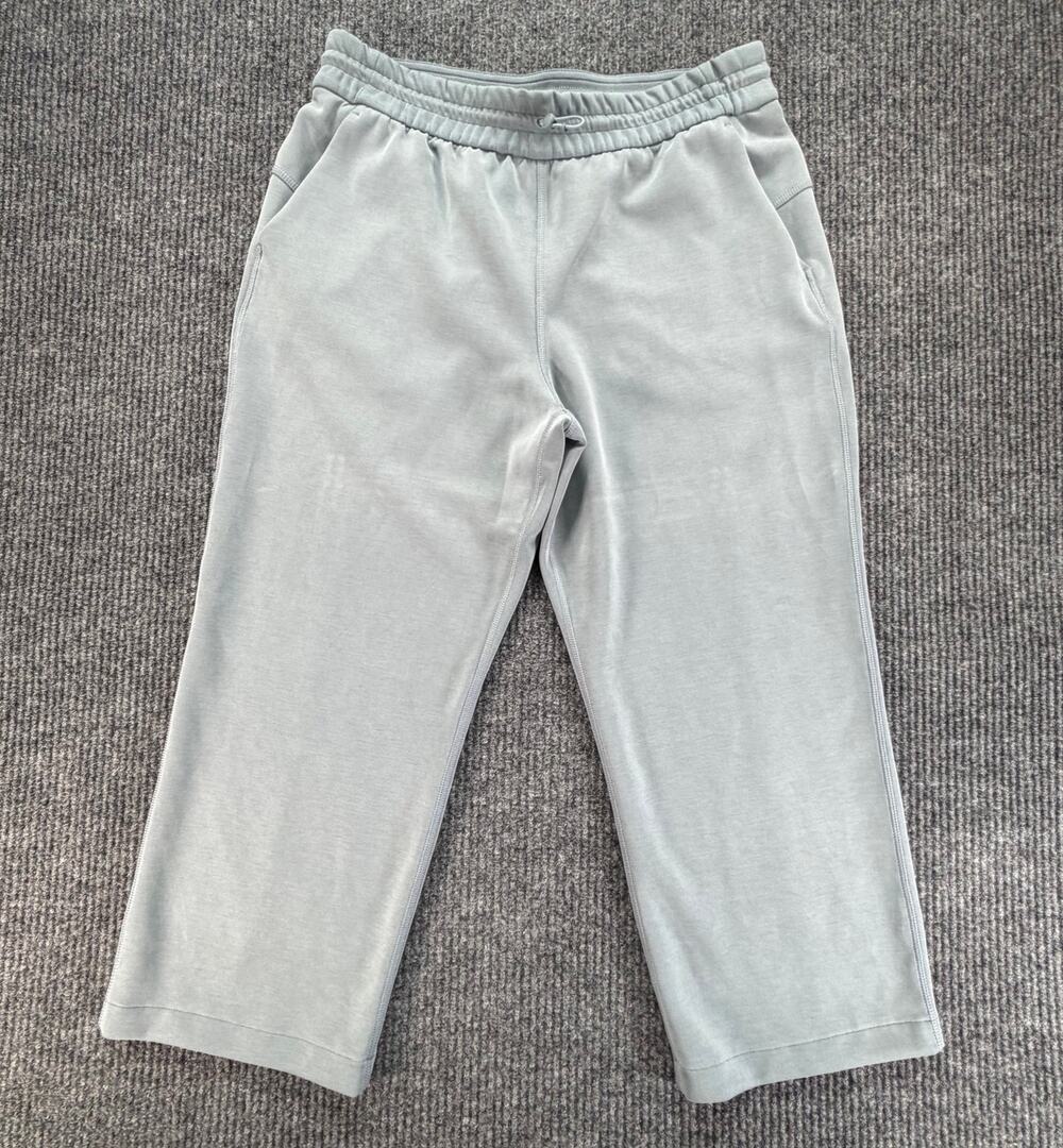 Lululemon Softstreme High Rise Pants Womens 10 Gray Straight Leg Full Length